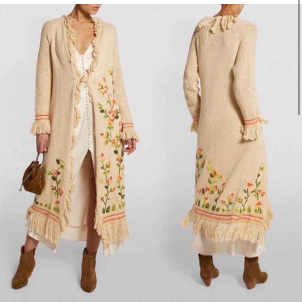Loveshack fancy XS sweater cardigan long